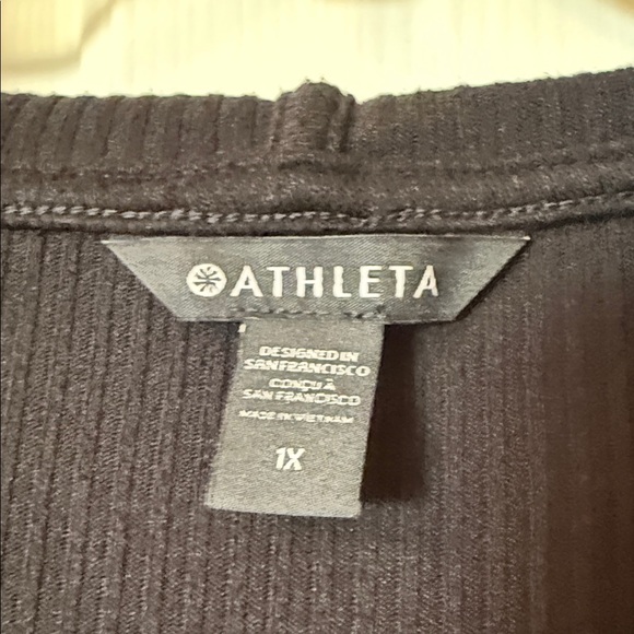 Athleta Ribbed Open Cardigan - Picture 5 of 5